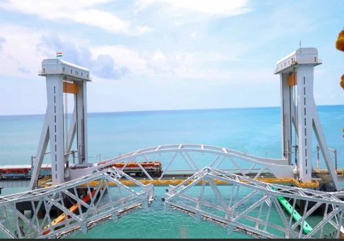 PM Modi Opens India's First Vertical Lift Sea Bridge in Rameswaram, Marking a New Era of Connectivity